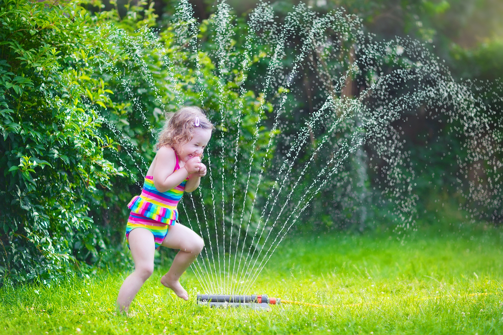 Sprinkler summer fun