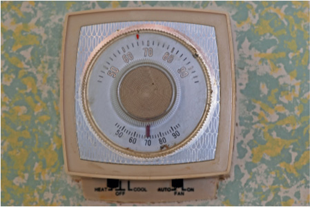 vintage thermostat