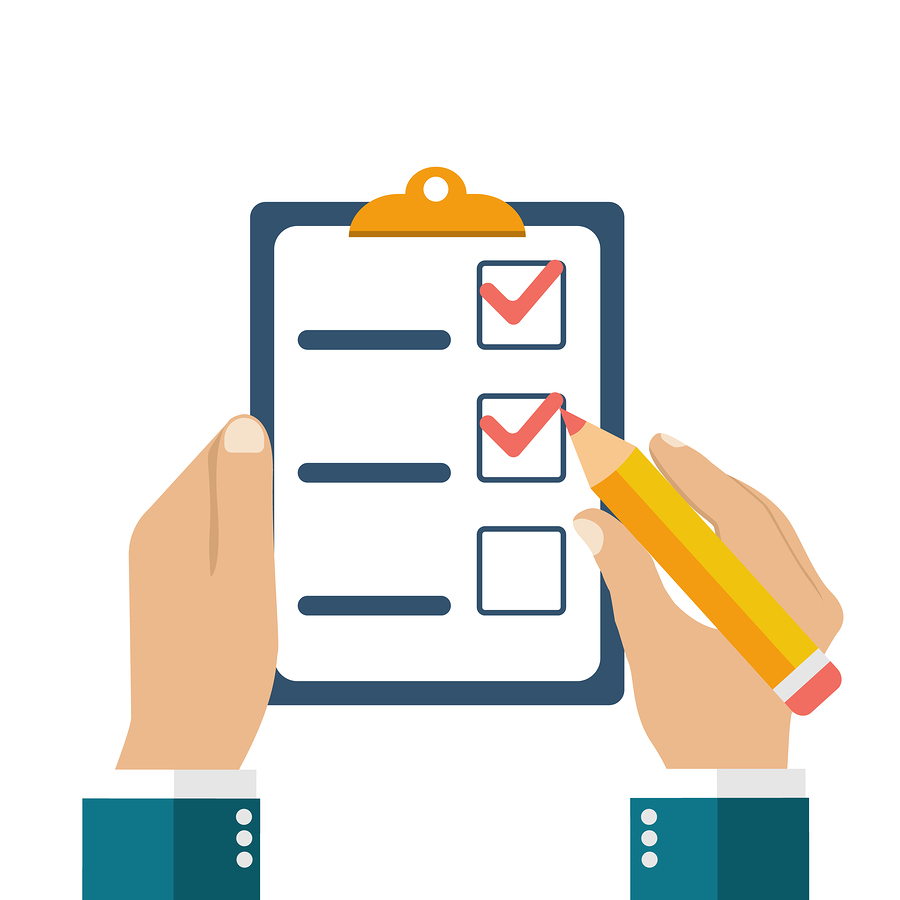 Maintenance plan checklist