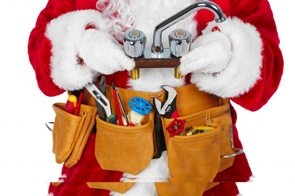 Plumbing Santa