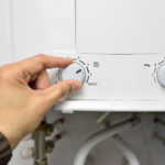 Tankless water heater in a Raleigh, NC home