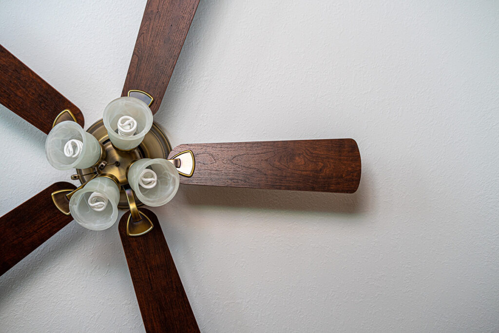 A ceiling fan